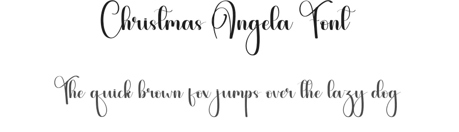 Christmas Angela Font by andikastudio — Script Handwritten Font