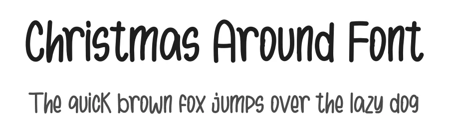 Christmas Around Font by inermediaSTUDIO — Display Font
