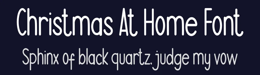 Christmas At Home Font by inermediaSTUDIO — Display Font — thumbnail 2