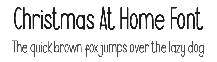 Christmas At Home Font by inermediaSTUDIO — Display Font