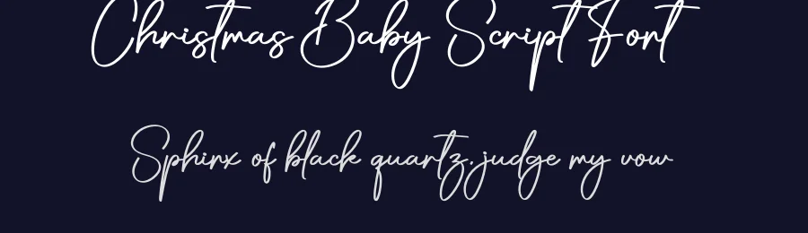 Christmas Baby Script Font by creativeletter — Script Handwritten Font — thumbnail 2