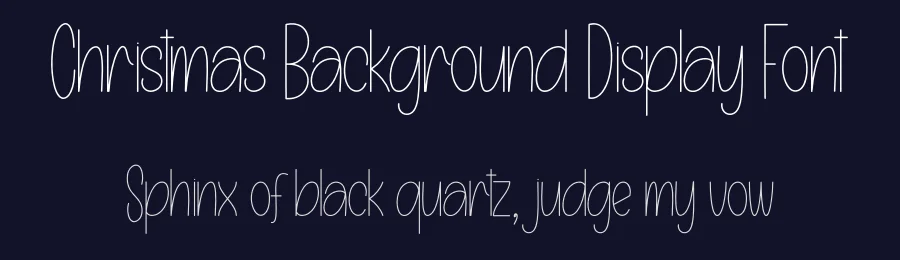 Christmas Background Display Font by andikastudio — Display Font — thumbnail 2