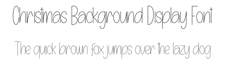 Christmas Background Display Font by andikastudio — Display Font