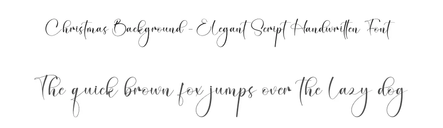Christmas Background – Elegant Script Handwritten Font by creativeletter — Script Handwritten Font