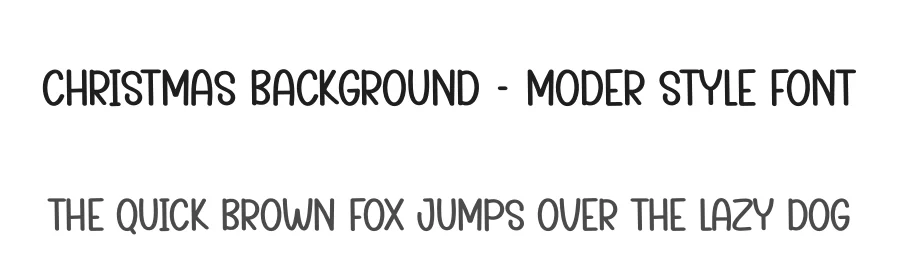 Christmas Background – Moder Style Font by creativeletter — Display Font