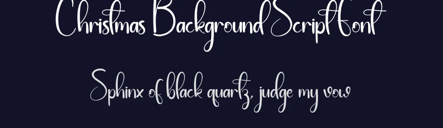 Christmas Background Script Font by creativeletter — Script Handwritten Font — thumbnail 2