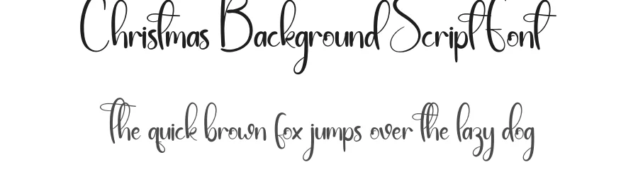 Christmas Background Script Font by creativeletter — Script Handwritten Font