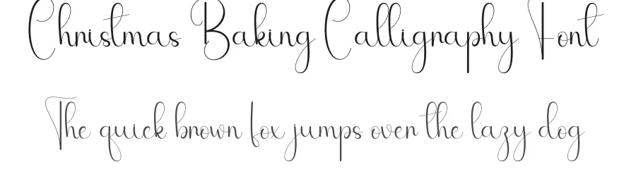 Christmas Baking Calligraphy Font by andikastudio — Script Handwritten Font