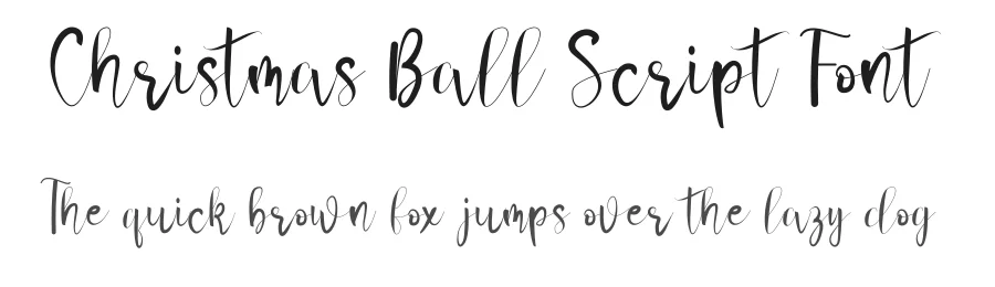Christmas Ball Script Font by Farz Studio — Script Handwritten Font
