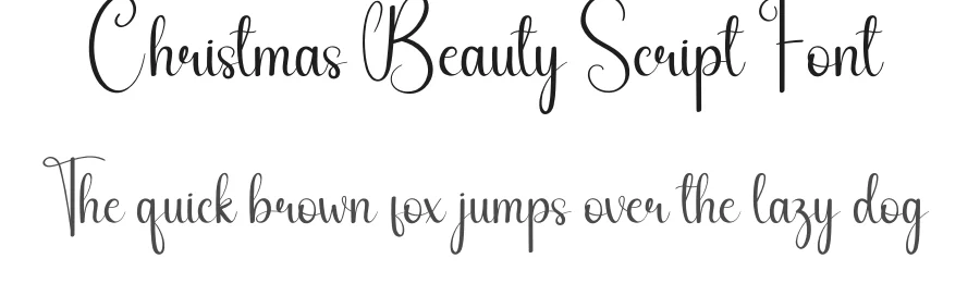 Christmas Beauty Script Font by andikastudio — Script Handwritten Font