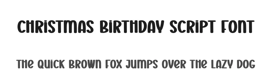 Christmas Birthday Script Font by creativeletter — Display Font