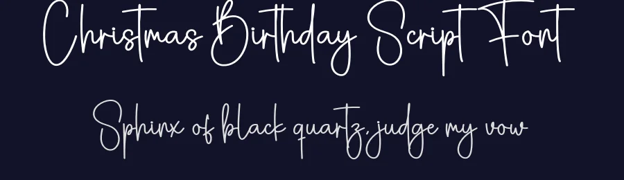 Christmas Birthday Script Font by creativeletter — Script Handwritten Font — thumbnail 2