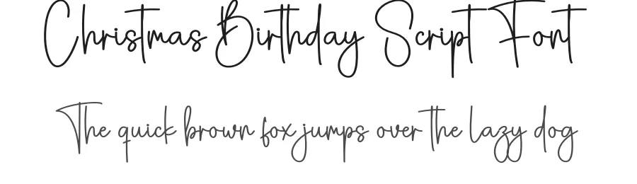 Christmas Birthday Script Font by creativeletter — Script Handwritten Font