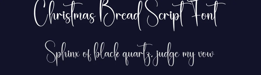 Christmas Bread Script Font by creativeletter — Script Handwritten Font — thumbnail 2
