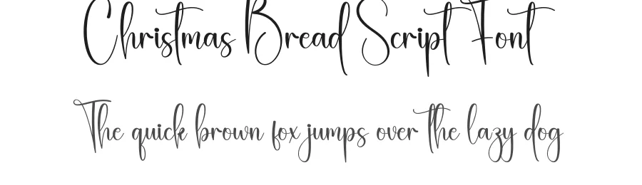 Christmas Bread Script Font by creativeletter — Script Handwritten Font