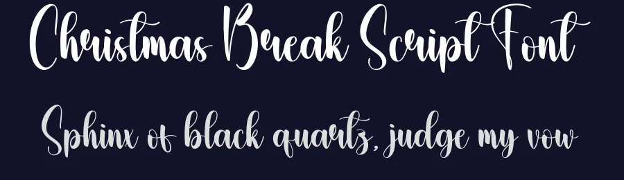 Christmas Break Script Font by andikastudio — Script Handwritten Font — thumbnail 2