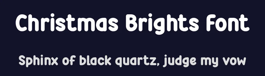 Christmas Brights Font by keithzo — Display Font — thumbnail 2