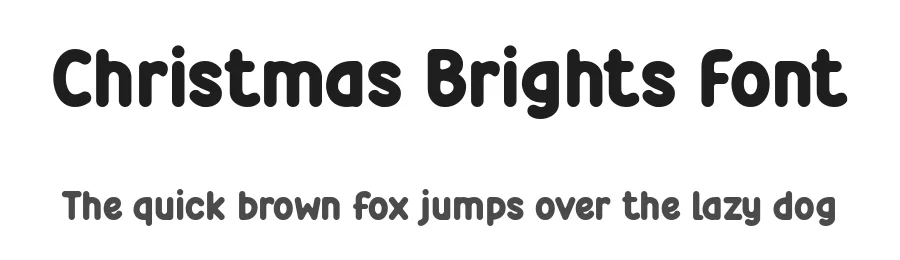 Christmas Brights Font by keithzo — Display Font