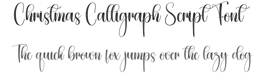 Christmas Calligraph Script Font by creativeletter — Script Handwritten Font