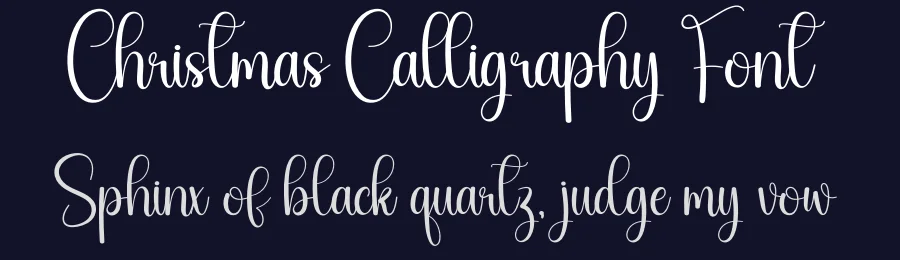 Christmas Calligraphy Font by creativeletter — Script Handwritten Font — thumbnail 2