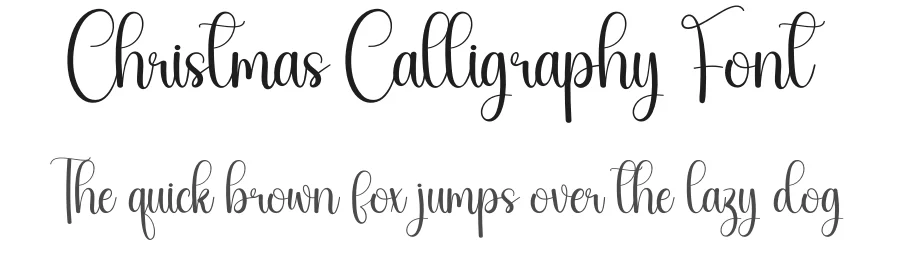 Christmas Calligraphy Font by creativeletter — Script Handwritten Font
