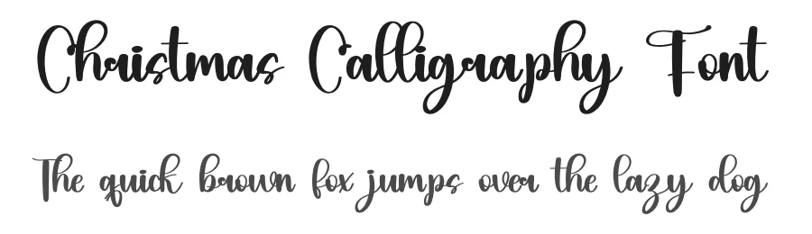 Christmas Calligraphy Font by inermediaSTUDIO — Script Handwritten Font