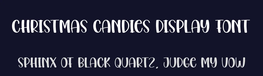 Christmas Candies Display Font by andikastudio — Display Font — thumbnail 2