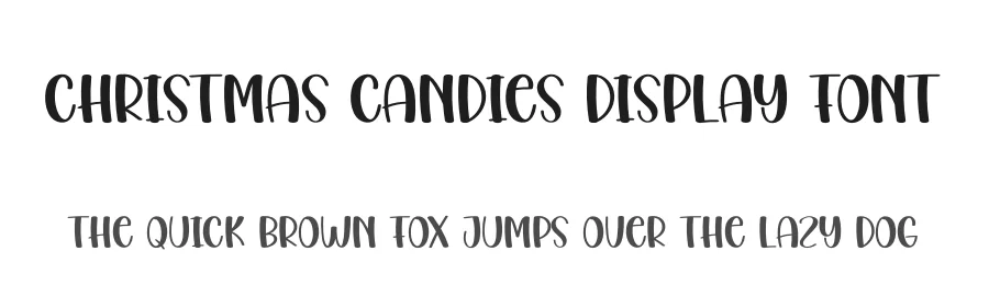Christmas Candies Display Font by andikastudio — Display Font