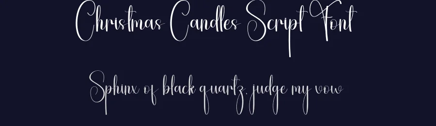 Christmas Candles Script Font by andikastudio — Script Handwritten Font — thumbnail 2