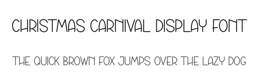 Christmas Carnival Display Font by creativeletter — Display Font