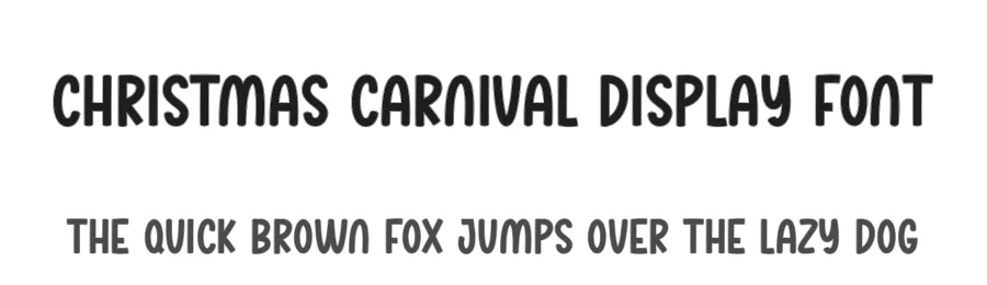 Christmas Carnival Display Font by creativeletter — Display Font