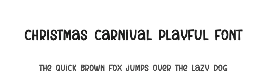 Christmas Carnival Playful Font by creativeletter — Display Font