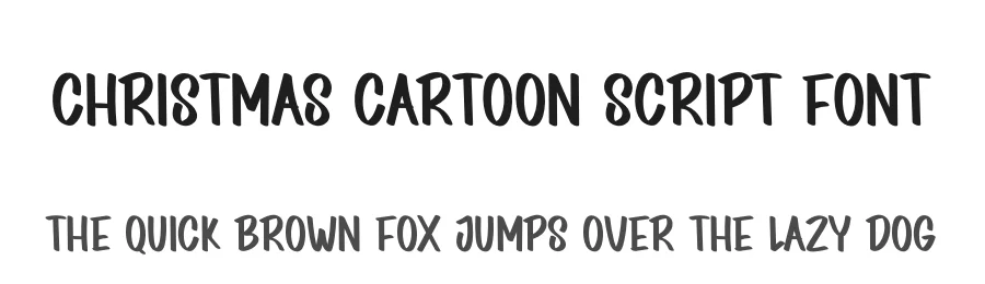 Christmas Cartoon Script Font by creativeletter — Display Font