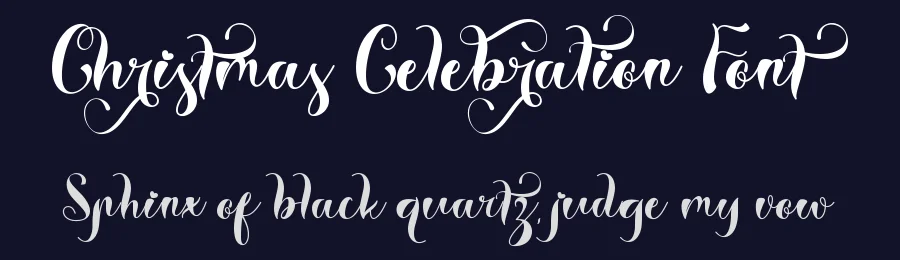 Christmas Celebration Font by Yoga Letter — Script Handwritten Font — thumbnail 2