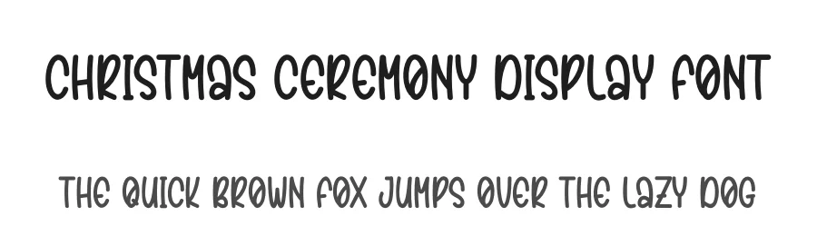 Christmas Ceremony Display Font by andikastudio — Display Font