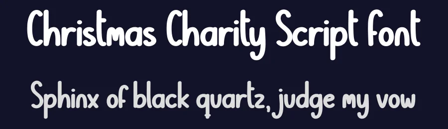 Christmas Charity Script Font by creativeletter — Display Font — thumbnail 2