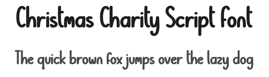 Christmas Charity Script Font by creativeletter — Display Font
