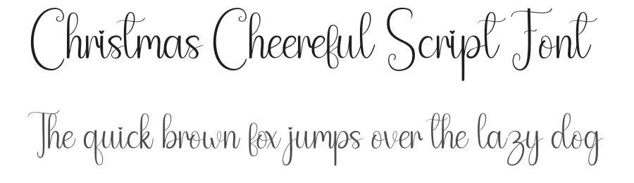 Christmas Cheereful Script Font by andikastudio — Script Handwritten Font
