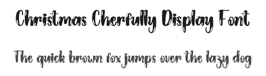Christmas Cherfully Display Font by creativeletter — Script Handwritten Font