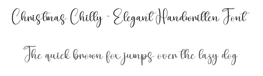 Christmas Chilly – Elegant Handwritten Font by creativeletter — Script Handwritten Font
