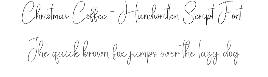 Christmas Coffee – Handwritten Script Font by creativeletter — Script Handwritten Font