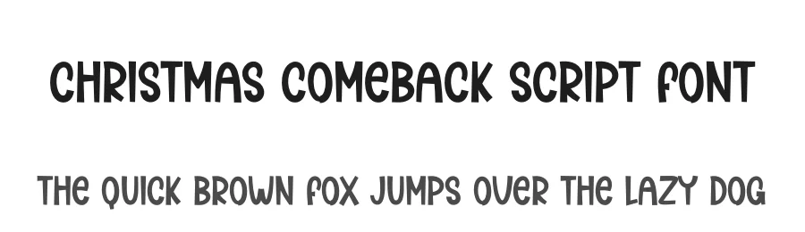 Christmas Comeback Script Font by creativeletter — Display Font