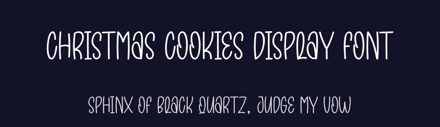 Christmas Cookies Display Font by andikastudio — Display Font — thumbnail 2