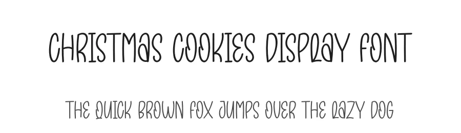 Christmas Cookies Display Font by andikastudio — Display Font