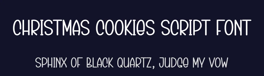 Christmas Cookies Script Font by creativeletter — Display Font — thumbnail 2
