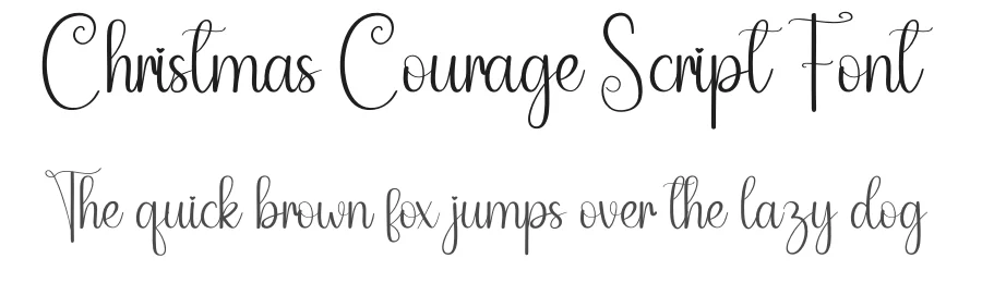 Christmas Courage Script Font by andikastudio — Script Handwritten Font