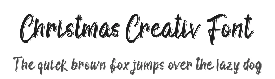 Christmas Creativ Font by inermediaSTUDIO — Script Handwritten Font
