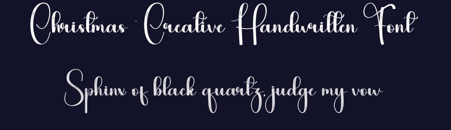 Christmas – Creative Handwritten Font by creativeletter — Script Handwritten Font — thumbnail 2