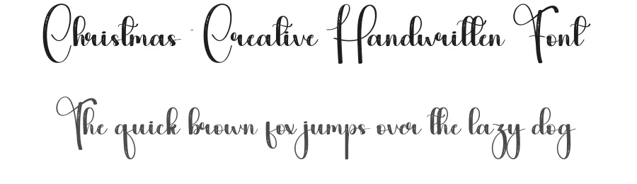 Christmas – Creative Handwritten Font by creativeletter — Script Handwritten Font