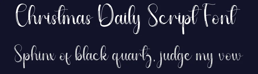 Christmas Daily Script Font by andikastudio — Script Handwritten Font — thumbnail 2